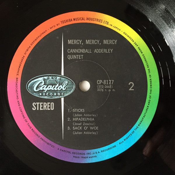 Mercy, Mercy, Mercy! - Live At "The Club"