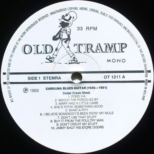 Carolina Blues Guitar (1936-1951)