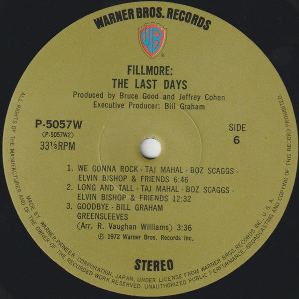 Fillmore - The Last Days