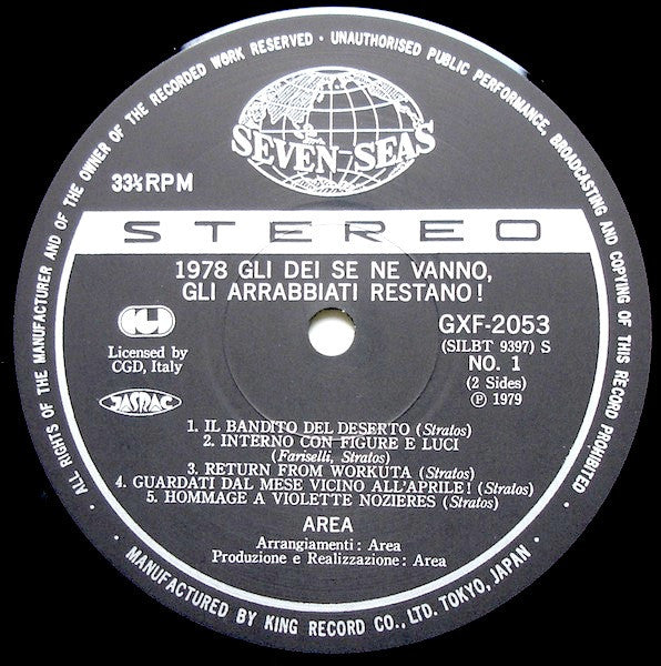 1978 Gli Dei Se Ne Vanno, Gli Arrabbiati Restano!