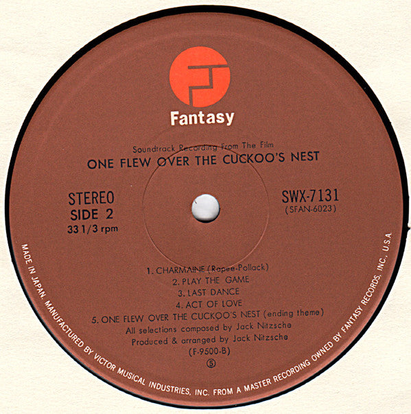 Soundtrack Recording From The Film : One Flew Over The Cuckoo's Nest