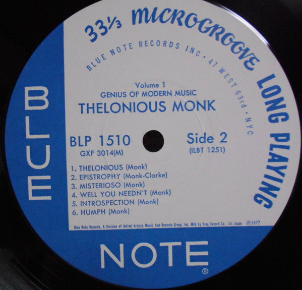 Genius Of Modern Music Volume 1