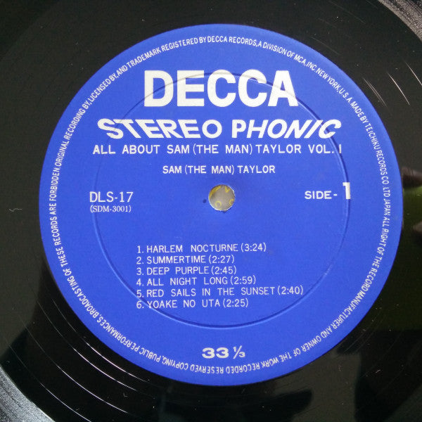 All About Sam The Man Taylor