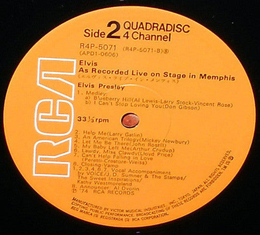 Recorded Live On Stage In Memphis