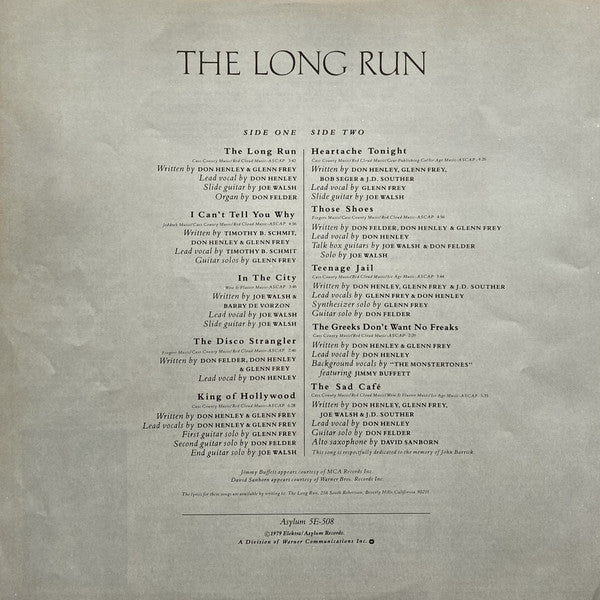 The Long Run = ロング・ラン