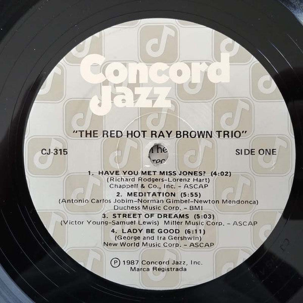 The Red Hot Ray Brown Trio