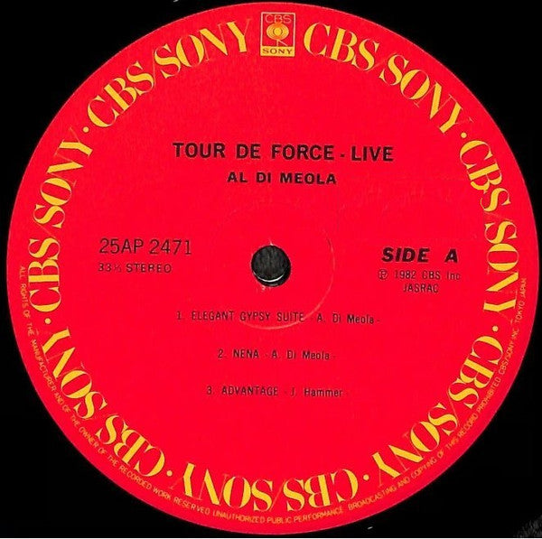 Tour De Force - "Live"