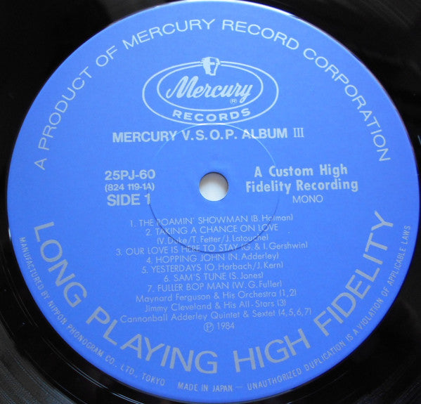 Mercury 40th Anniversary V.S.O.P. Album