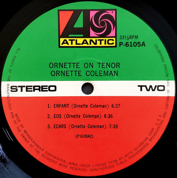 Ornette On Tenor