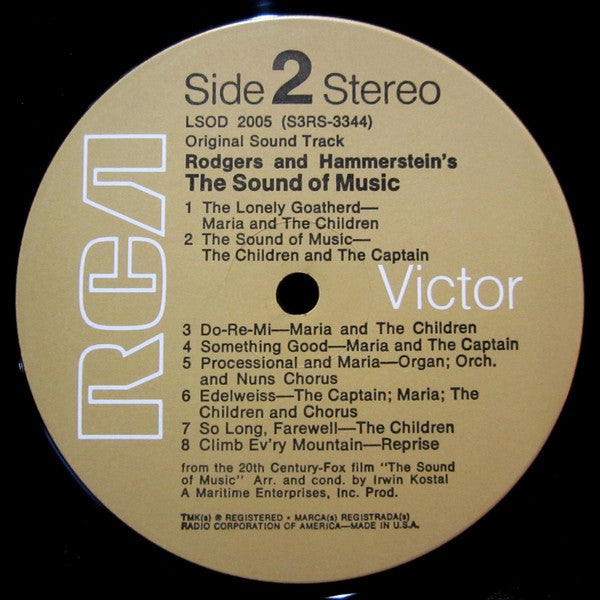 The Sound Of Music (An Original Soundtrack Recording)