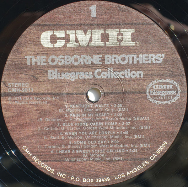 The Osborne Brothers' Bluegrass Collection
