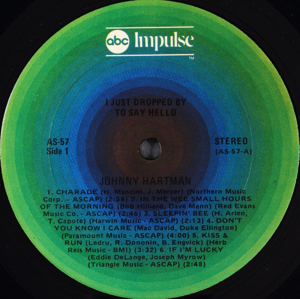 I Just Dropped By To Say Hello