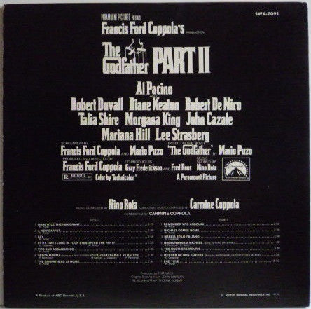 The Godfather Part II (Original Soundtrack Recording)