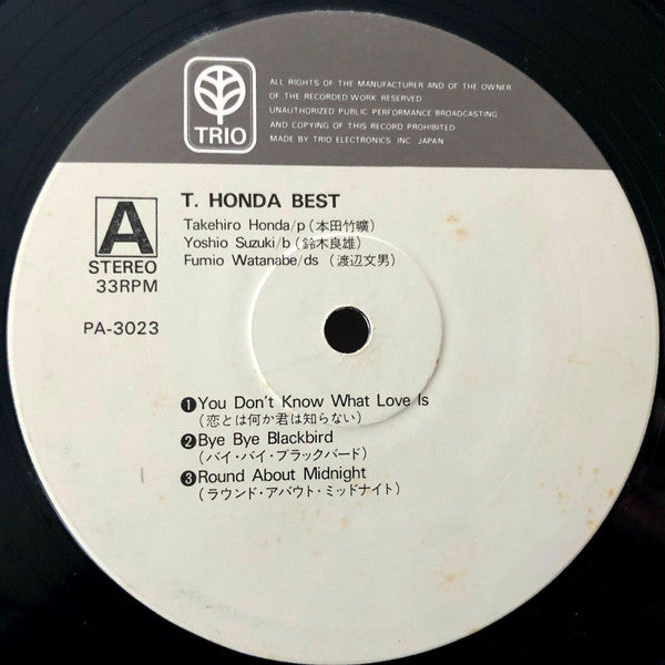 T. Honda Best