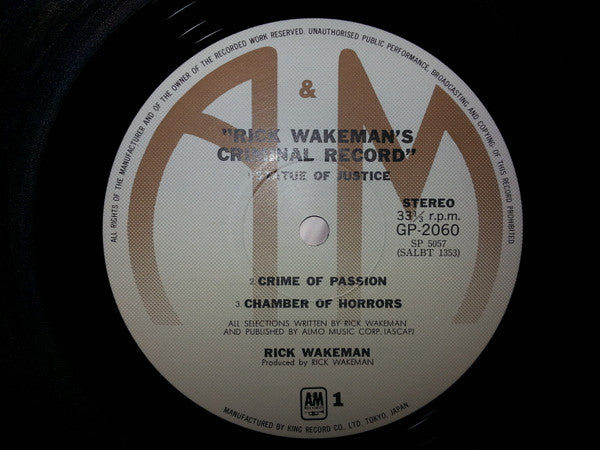 Rick Wakeman's Criminal Record
