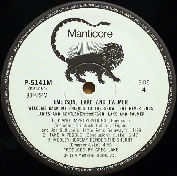 Welcome Back My Friends To The Show That Never Ends - Ladies And Gentlemen