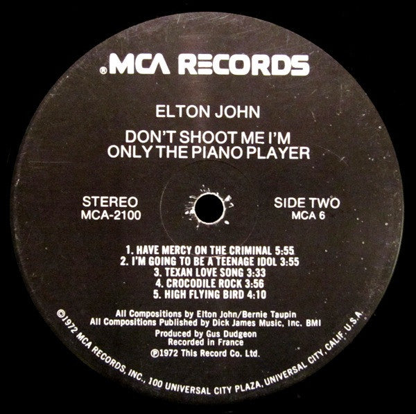 Don't Shoot Me I'm Only The Piano Player