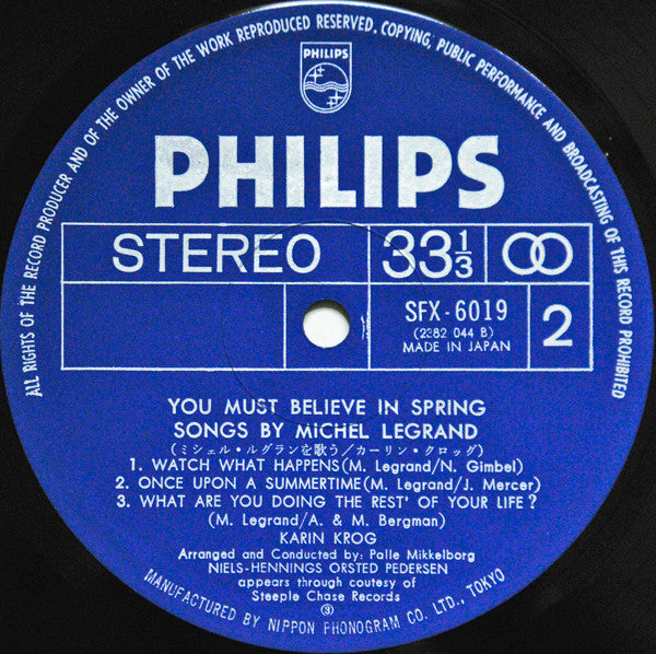 You Must Believe In Spring (Songs By Michel Legrand)