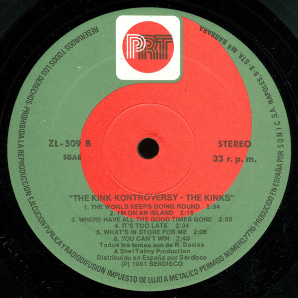 The Kink Kontroversy