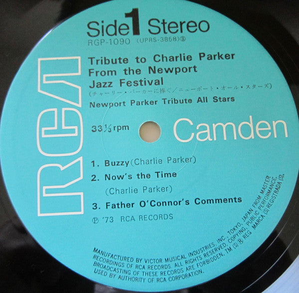 Tribute To Charlie Parker From The Newport Jazz Festival