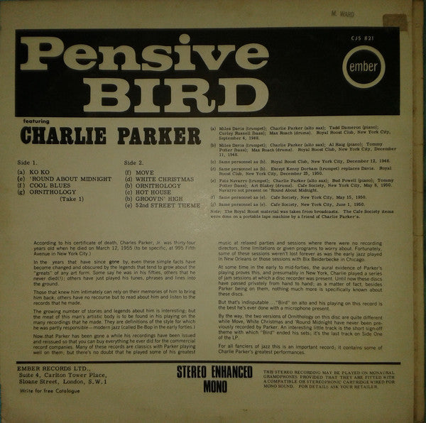 Master Release: Le Jazz Cool, Historical Recordings, Vol. 1 by Charlie Parker