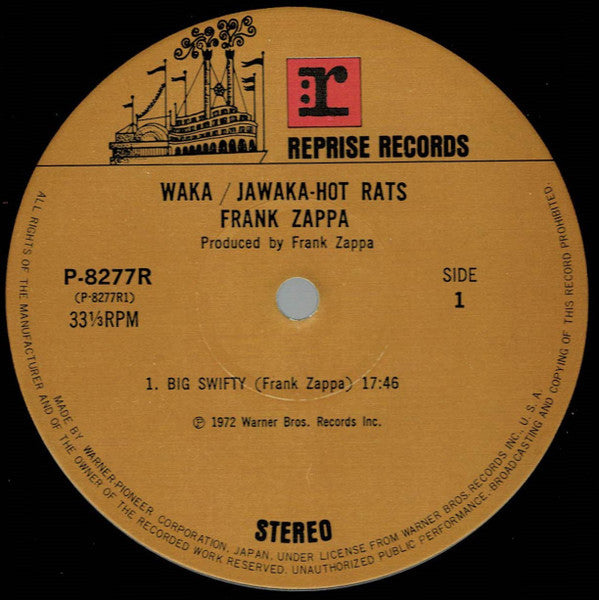 Waka / Jawaka - Hot Rats = ワカ・ジャワカ・ホット・ラッツ