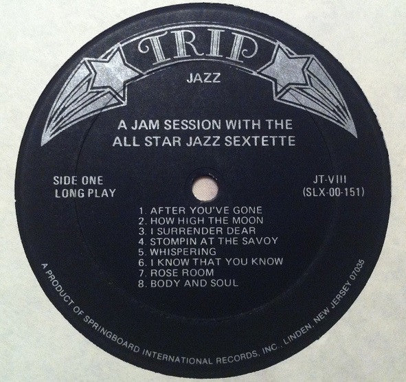 A Jam Session With The All Star Jazz Sextet