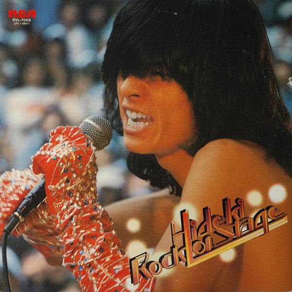 Hideki Rock On Stage