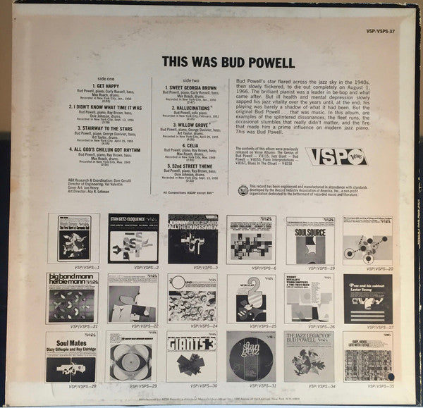 This Was Bud Powell