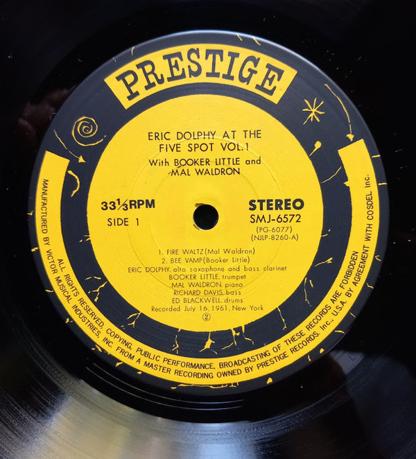 At The Five Spot, Volume I.