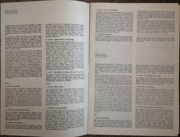 L'opera Des Gueux: Chansons Et Airs Originaux