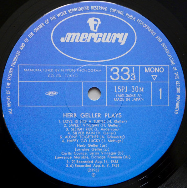 Herb Geller Plays