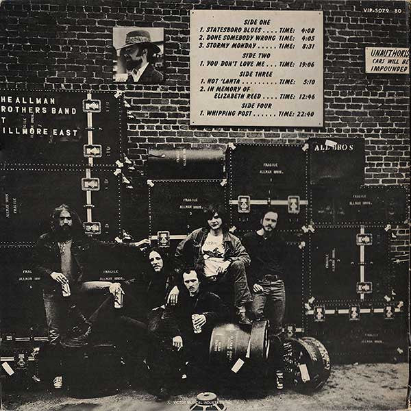 The Allman Brothers Band At Fillmore East