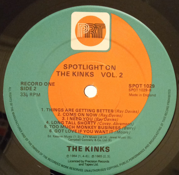 Spotlight On The Kinks Vol. 2