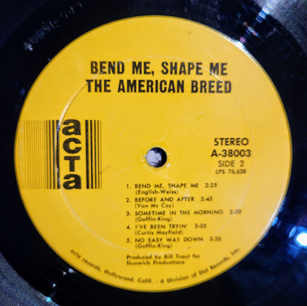 Bend Me, Shape Me