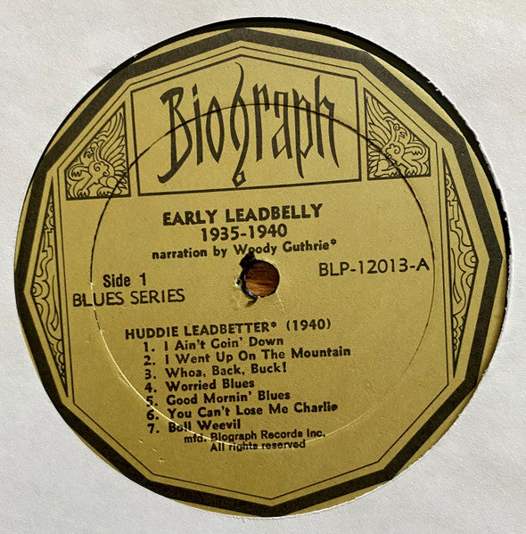 Early Leadbelly 1935 - 1940