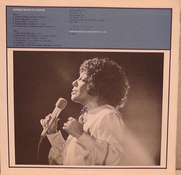 Carmen McRae In London