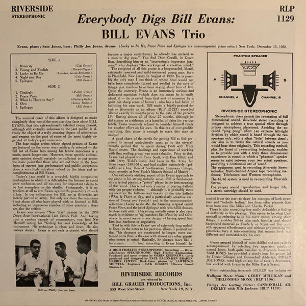 Everybody Digs Bill Evans