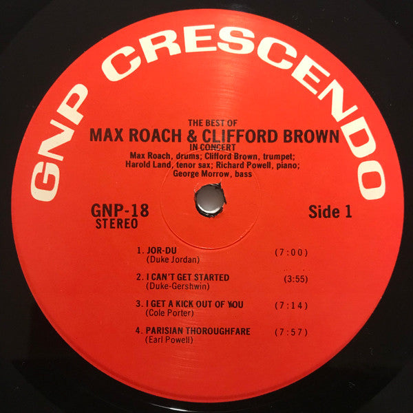 The Best Of Max Roach And Clifford Brown In Concert!