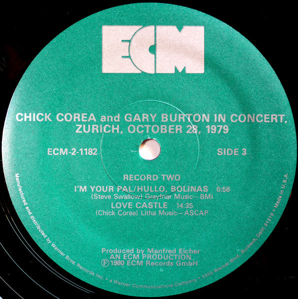 In Concert, Zürich, October 28, 1979