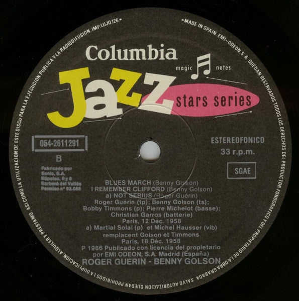 Roger Guérin / Benny Golson