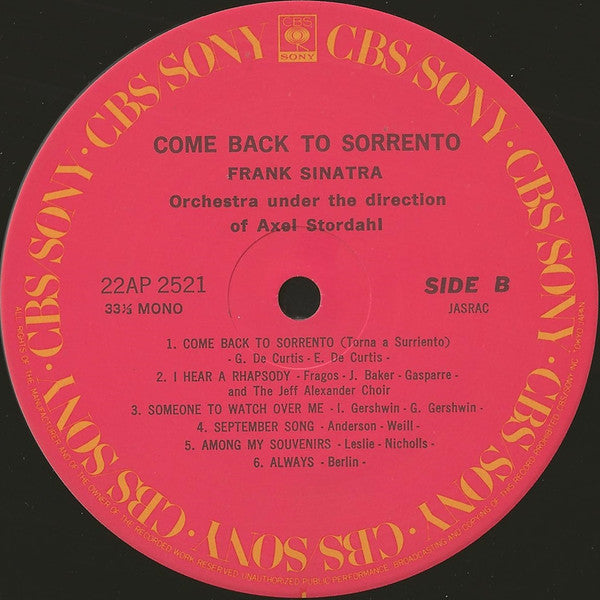 Come Back To Sorrento