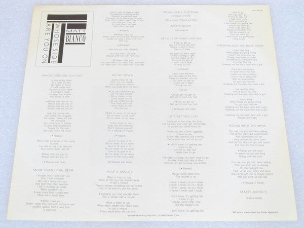 Whose Side Are You On