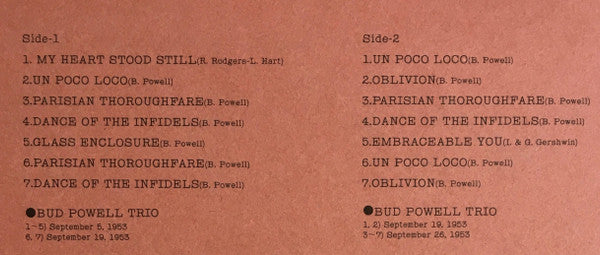 1953 Autumn Sessions - Broadcast Performances