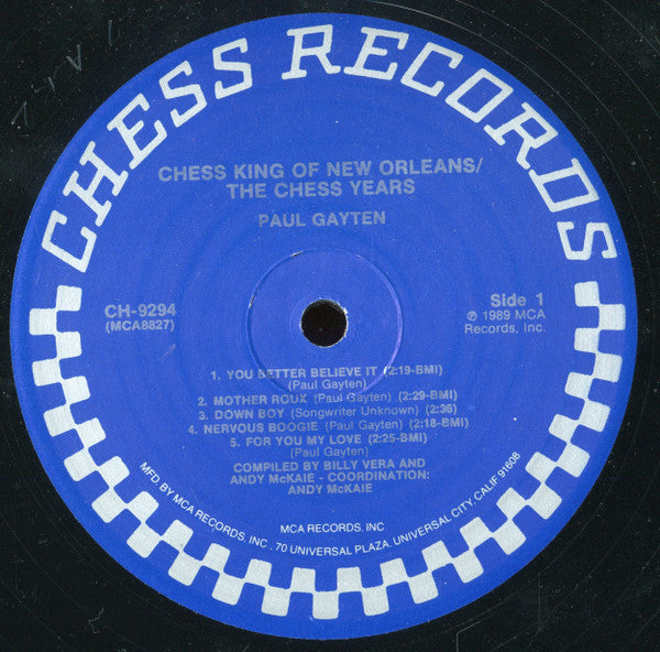 Chess King Of New Orleans