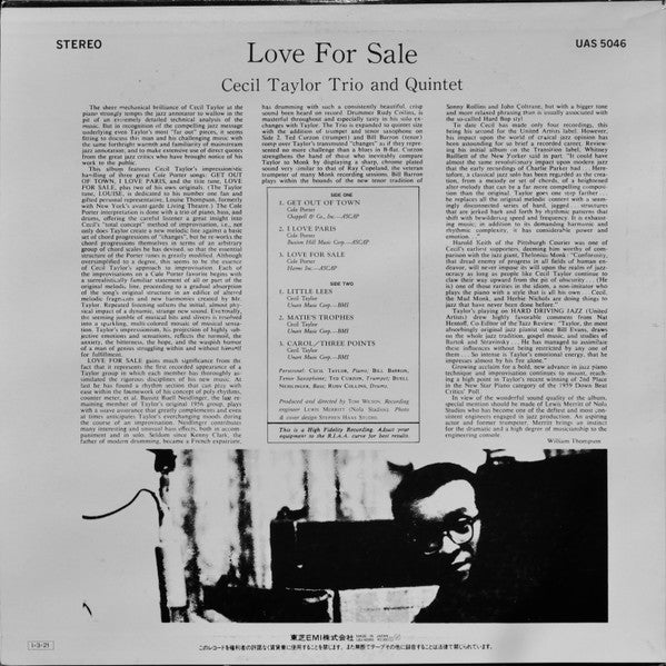 Love For Sale