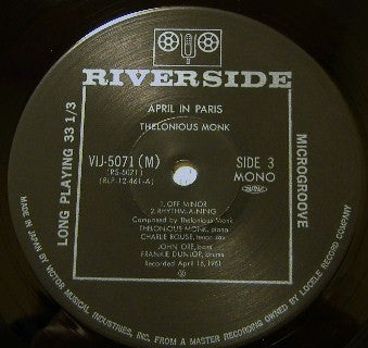 April In Paris / Live