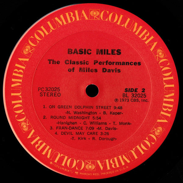 Basic Miles - The Classic Performances Of Miles Davis