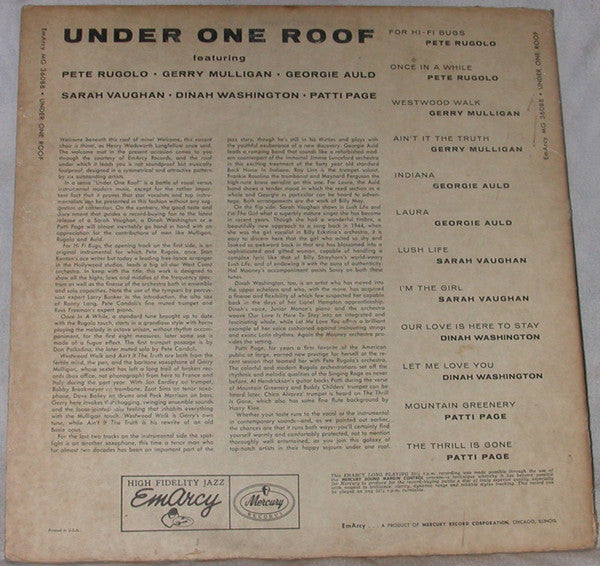 ( The Greatest Stars Of Jazz ) Under One Roof