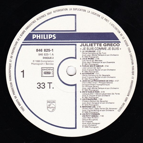 Je Suis Comme Je Suis